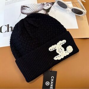 Chanel Knit Beanie Hat